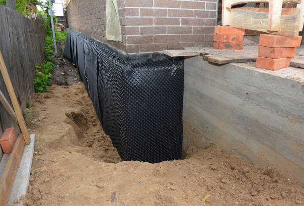 Crawl space vapor barrier installation in Kechi, KS